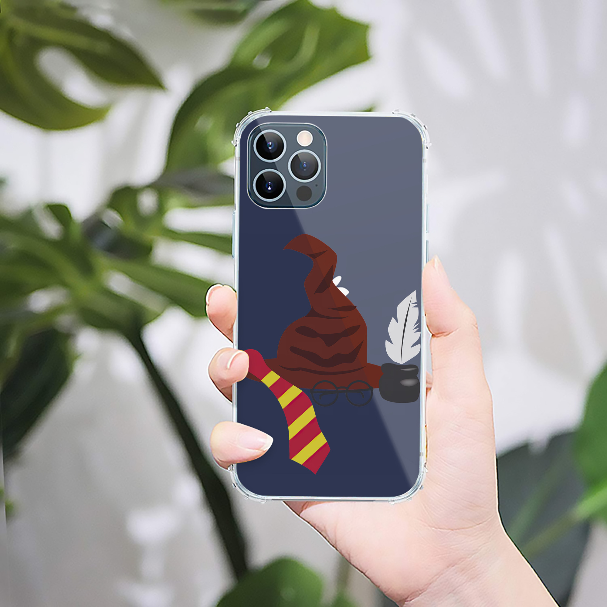 （画像用） Harry Potter ハリー・ポッターシリーズ 【iPhone 12シリーズ対応】透明スマホケース（クリアソフトケース）